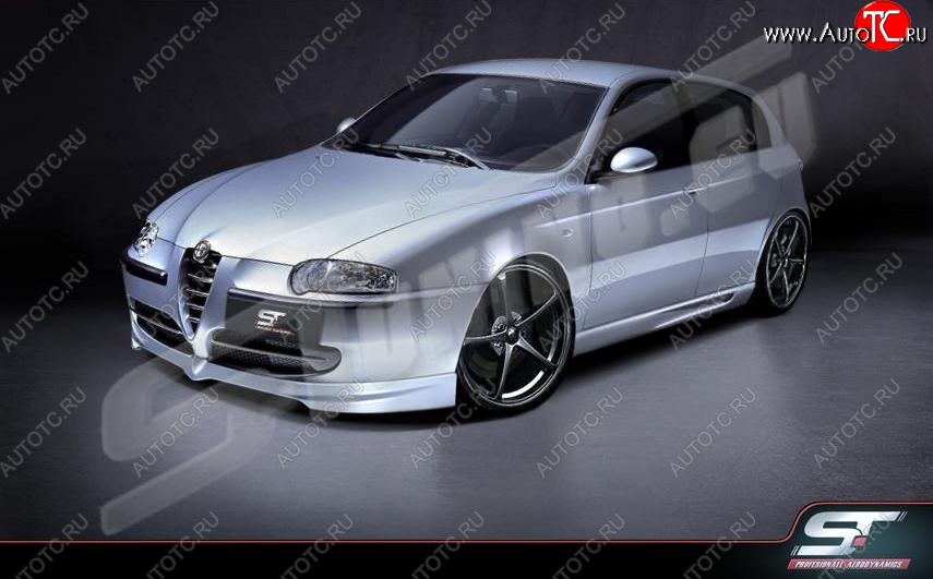 13 299 р. Накладка на передний бампер ST Alfa Romeo 145 930A дорестайлинг (1994-1999)  с доставкой в г. Горно‑Алтайск