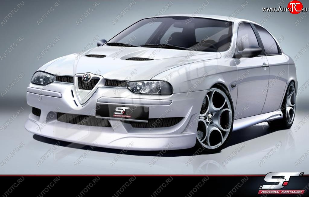 28 999 р. Передний бампер ST Alfa Romeo 156 932 дорестайлинг, седан (1996-2002)  с доставкой в г. Горно‑Алтайск