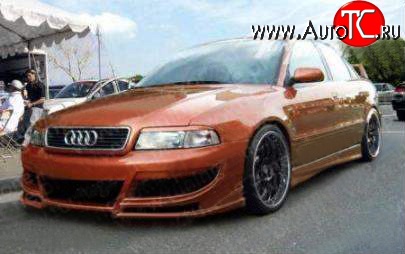 7 299 р. Передний бампер Carzone Audi A4 B5 8D2 седан 1-ый рестайлинг (1996-1998)  с доставкой в г. Горно‑Алтайск