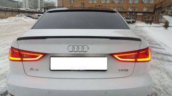 3 399 р. Лип спойлер АВТОКРАТ Audi A3 8VS седан дорестайлинг (2012-2016) (Неокрашенный)  с доставкой в г. Горно‑Алтайск. Увеличить фотографию 7