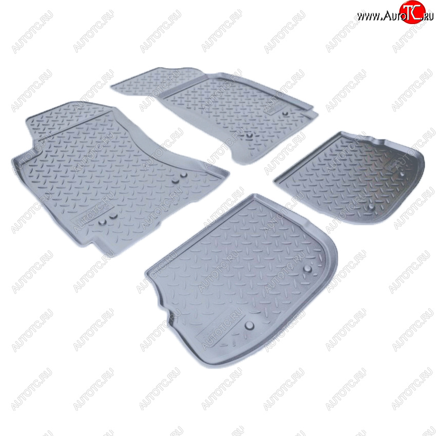 3 399 р. Коврики салона Norplast Unidec  Audi A4 ( B6,  B7) (2000-2009) седан, универсал (Цвет: серый)  с доставкой в г. Горно‑Алтайск