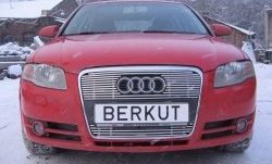 5 299 р. Декоративная вставка решетки радиатора Berkut Audi A4 B7 седан (2004-2008)  с доставкой в г. Горно‑Алтайск. Увеличить фотографию 1