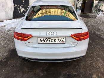 3 599 р. Лип спойлер АВТОКРАТ  Audi A5  8T (2007-2011) дорестайлинг, лифтбэк (Неокрашенный)  с доставкой в г. Горно‑Алтайск. Увеличить фотографию 2