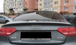 3 999 р. Лип спойлер CT Audi A5 8T дорестайлинг, лифтбэк (2007-2011) (Неокрашенный)  с доставкой в г. Горно‑Алтайск. Увеличить фотографию 5