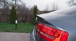 3 999 р. Лип спойлер CT Audi A5 8T дорестайлинг, лифтбэк (2007-2011) (Неокрашенный)  с доставкой в г. Горно‑Алтайск. Увеличить фотографию 8