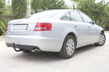 42 749 р. Фаркоп Aragon. (шар V) Audi A6 C6 дорестайлинг, седан (2004-2008)  с доставкой в г. Горно‑Алтайск. Увеличить фотографию 2