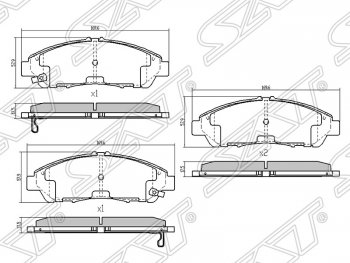 5 549 р. Передние тормозные колодки Brembo  Audi Q3  8U (2011-2015), Volkswagen Polo  Mk6 (2020-2022), Volkswagen Tiguan  NF (2006-2011)  с доставкой в г. Горно‑Алтайск. Увеличить фотографию 2