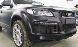 1 479 р. Реснички на фары CT Audi Q7 4L рестайлинг (2009-2015) (Неокрашенные)  с доставкой в г. Горно‑Алтайск. Увеличить фотографию 3