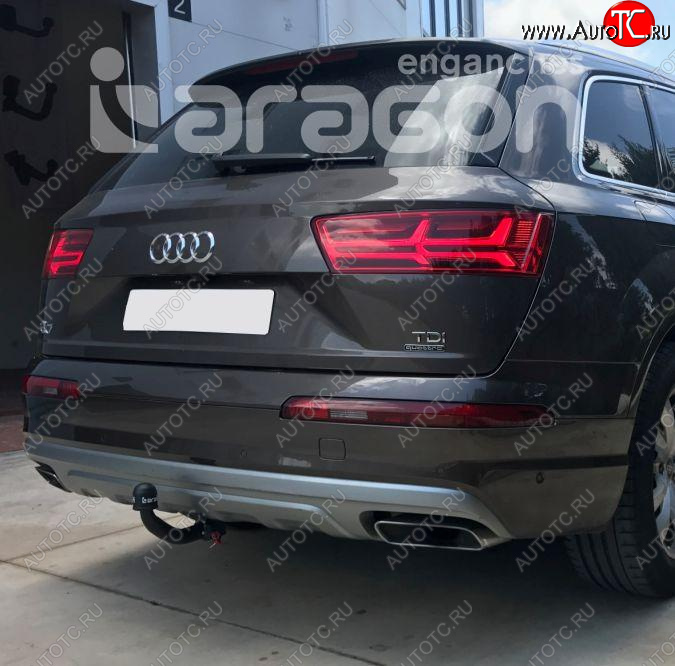 22 699 р. Фаркоп Aragon Audi Q7 4L дорестайлинг (2005-2009) (тип шара: V)  с доставкой в г. Горно‑Алтайск