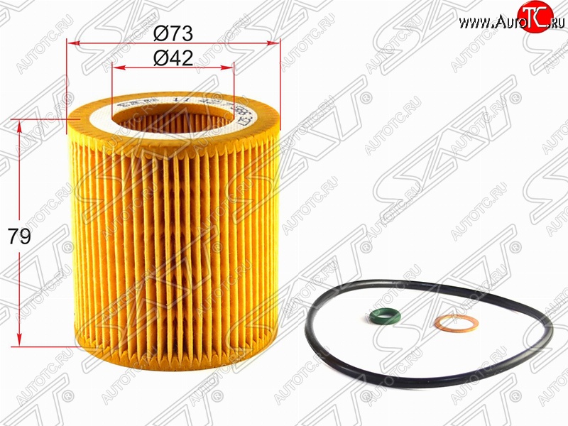 188 р. Фильтр масляный SAT (картридж)  BMW 1 серия E82 - Z4 E85  с доставкой в г. Горно‑Алтайск