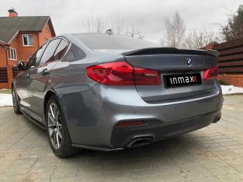 10 999 р. Пластиковые накладки M-порогов  BMW 5 серия  G30 (2016-2020) дорестайлинг, седан  с доставкой в г. Горно‑Алтайск. Увеличить фотографию 11