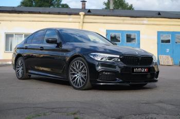 10 999 р. Пластиковые накладки M-порогов  BMW 5 серия  G30 (2016-2020) дорестайлинг, седан  с доставкой в г. Горно‑Алтайск. Увеличить фотографию 12