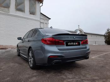 10 999 р. Пластиковые накладки M-порогов  BMW 5 серия  G30 (2016-2020) дорестайлинг, седан  с доставкой в г. Горно‑Алтайск. Увеличить фотографию 13