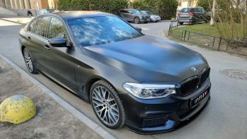 10 999 р. Пластиковые накладки M-порогов  BMW 5 серия  G30 (2016-2020) дорестайлинг, седан  с доставкой в г. Горно‑Алтайск. Увеличить фотографию 19