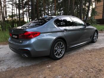 10 999 р. Пластиковые накладки M-порогов  BMW 5 серия  G30 (2016-2020) дорестайлинг, седан  с доставкой в г. Горно‑Алтайск. Увеличить фотографию 23
