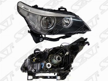 Правая фара передняя SAT (под ксенон, диодная) BMW 5 серия ( E60,  E61) (2003-2007) седан дорестайлинг, универсал дорестайлинг