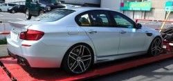 Лип спойлер CT v1 BMW 5 серия F10 седан дорестайлинг (2009-2013)