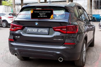 569 р. Накладки задних фонарей RA BMW X3 G01 дорестайлинг (2017-2021) (Неокрашенные)  с доставкой в г. Горно‑Алтайск. Увеличить фотографию 5