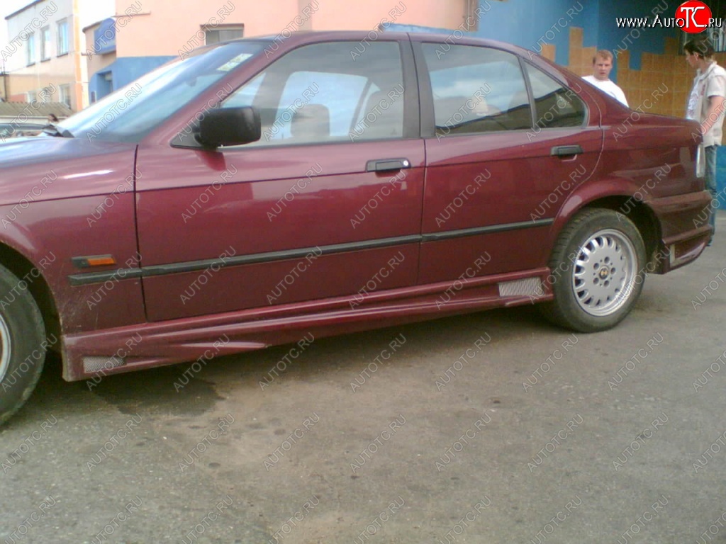 3 549 р. Пороги накладки M-Sport BMW 3 серия E36 седан (1990-2000)  с доставкой в г. Горно‑Алтайск