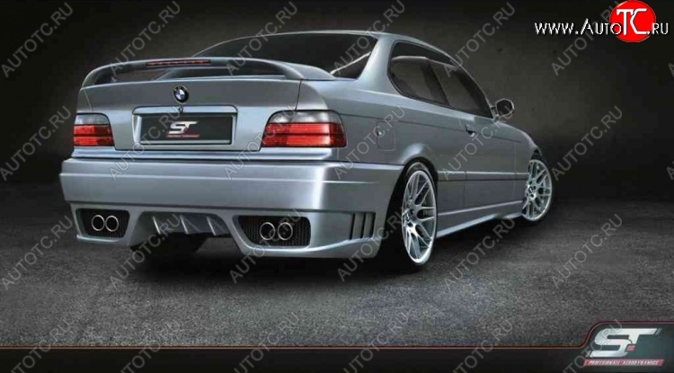 25 899 р. Задний бампер ST1 BMW 3 серия E36 седан (1990-2000)  с доставкой в г. Горно‑Алтайск