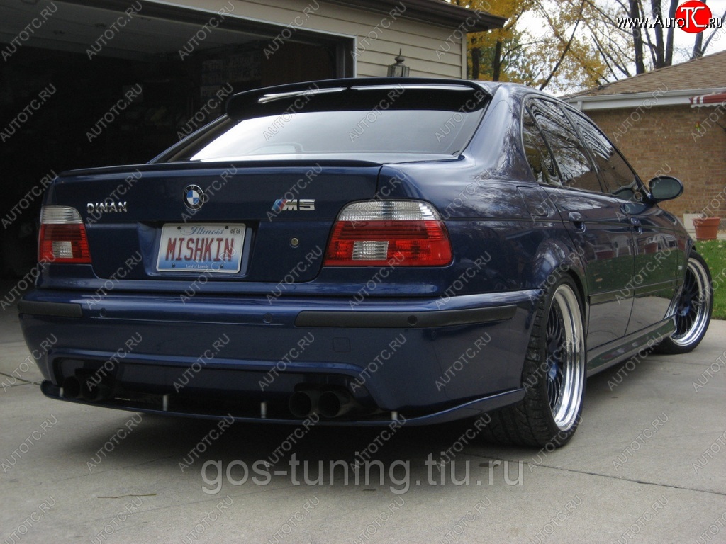 2 499 р. Лип спойлер M5 TECH BMW 5 серия E39 седан рестайлинг (2000-2003) (Неокрашенный)  с доставкой в г. Горно‑Алтайск