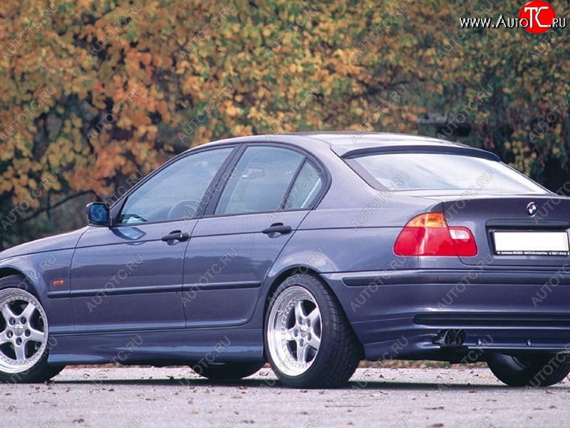 2 499 р. Козырёк на заднее стекло M3 Style BMW 3 серия E46 седан дорестайлинг (1998-2001) (Неокрашенный)  с доставкой в г. Горно‑Алтайск