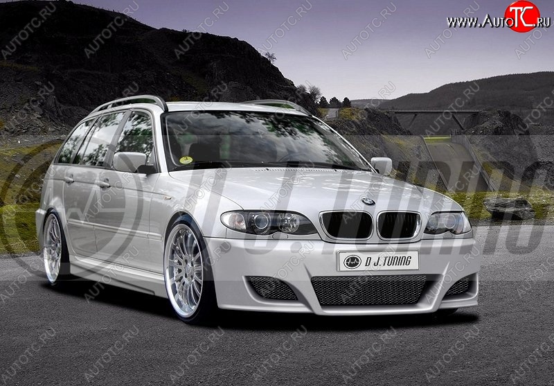 25 899 р. Передний бампер D.J. BMW 3 серия E46 седан дорестайлинг (1998-2001)  с доставкой в г. Горно‑Алтайск