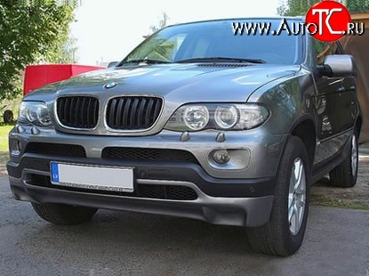 4 999 р. Накладка Sport Package на передний бампер (4.8is) BMW X5 E53 дорестайлинг (1999-2003) (Кузов: дорестайлинг)  с доставкой в г. Горно‑Алтайск