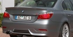 4 999 р. Накладка AC Schnitzer на задний бампер BMW 5 серия E60 седан дорестайлинг (2003-2007)  с доставкой в г. Горно‑Алтайск. Увеличить фотографию 2