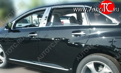 41 799 р. Накладки на стойки дверей СТ BMW X5 E70 дорестайлинг (2006-2010) (Неокрашенные)  с доставкой в г. Горно‑Алтайск