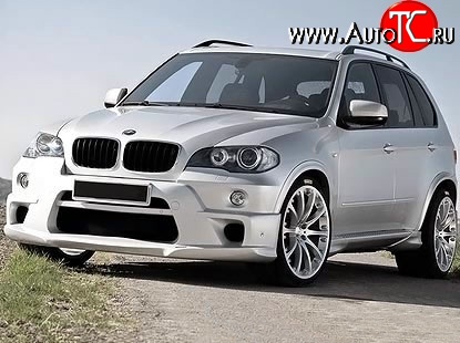 21 499 р. Передний бампер Hartge Style BMW X5 E70 дорестайлинг (2006-2010) (Неокрашенный)  с доставкой в г. Горно‑Алтайск