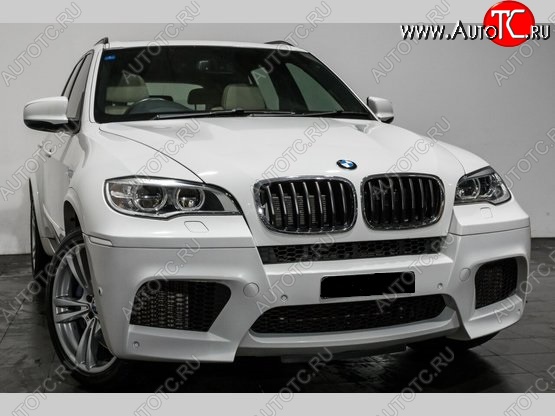 22 499 р. Передний бампер X5M STYLE BMW X5 E70 дорестайлинг (2006-2010) (Неокрашенный)  с доставкой в г. Горно‑Алтайск