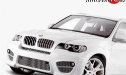 869 р. Реснички на фары M-VRS BMW X5 E70 дорестайлинг (2006-2010) (Неокрашенные)  с доставкой в г. Горно‑Алтайск. Увеличить фотографию 2