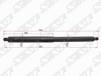 Упор крышки багажника SAT (газовый) BMW (БМВ) X5 (Х5)  E70 (2006-2013) E70 дорестайлинг, рестайлинг