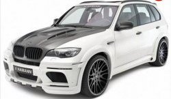 32 249 р. Пластиковый капот Hamman Style BMW X6 E71 дорестайлинг (2008-2012) (Неокрашенный)  с доставкой в г. Горно‑Алтайск. Увеличить фотографию 2