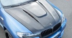 32 249 р. Пластиковый капот Hamman Style BMW X6 E71 дорестайлинг (2008-2012) (Неокрашенный)  с доставкой в г. Горно‑Алтайск. Увеличить фотографию 3