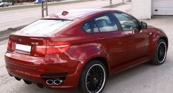 13 349 р. Лип спойлер Lumma BMW X6 E71 дорестайлинг (2008-2012) (Неокрашенный)  с доставкой в г. Горно‑Алтайск. Увеличить фотографию 3