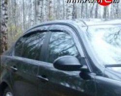 999 р. Комплект дефлекторов окон (ветровиков) 4 шт. (седан) Russtal  BMW 3 серия  E90 (2004-2008) седан дорестайлинг  с доставкой в г. Горно‑Алтайск. Увеличить фотографию 1