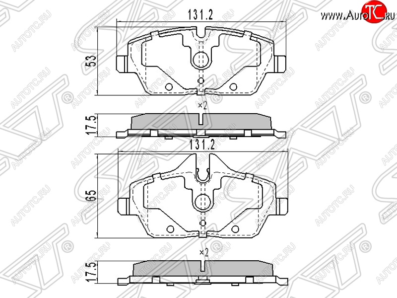 1 099 р. Колодки тормозные SAT (передние)  BMW 1 серия ( E81,  F20) (2007-2020) хэтчбэк 3 дв. рестайлинг, хэтчбэк 5 дв. дорестайлинг, хэтчбэк 5 дв. 2-ой рестайлинг  с доставкой в г. Горно‑Алтайск