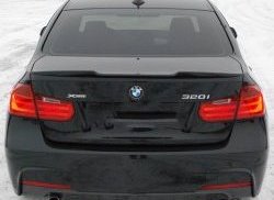 8 239 р. Лип спойлер BS v2 BMW 3 серия F30 седан дорестайлинг (2012-2015) (Неокрашенный)  с доставкой в г. Горно‑Алтайск. Увеличить фотографию 3