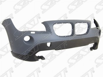 Передний бампер SAT (с отв. под омыватели фар) BMW X1  E84 (2009-2015)