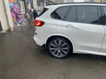 23 499 р. Диффузор заднего бампера М-Perfomance с элеронами  BMW X5  G05 (2018-2022) Inmax (цвет: черный глянец)  с доставкой в г. Горно‑Алтайск. Увеличить фотографию 3