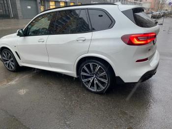 23 499 р. Диффузор заднего бампера М-Perfomance с элеронами  BMW X5  G05 (2018-2022) Inmax (цвет: черный глянец)  с доставкой в г. Горно‑Алтайск. Увеличить фотографию 6