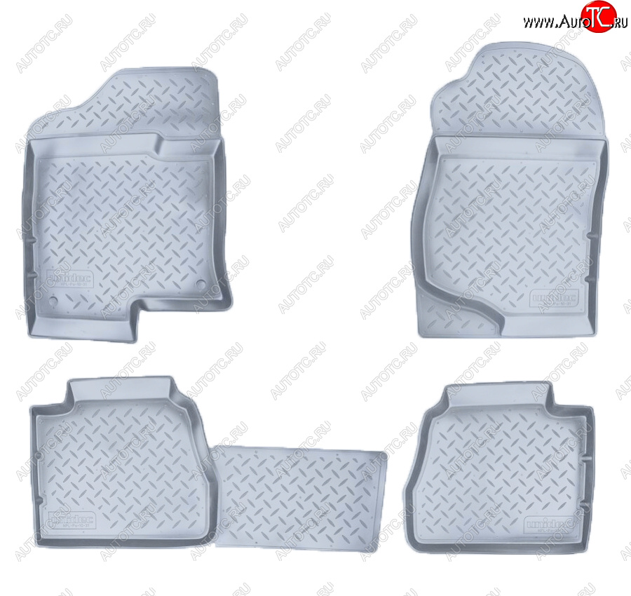 3 799 р. Коврики салона Norplast Unidec  Cadillac Escalade  GMT926 джип 5 дв. (2006-2014), Chevrolet Tahoe  GMT900 (2006-2013) (Цвет: серый)  с доставкой в г. Горно‑Алтайск