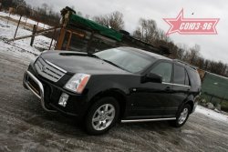 Решётка передняя мини d 60 низкая Cadillac SRX (2004-2009)