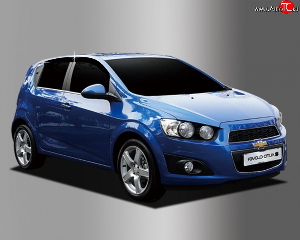 1 099 р. Дефлектора окон Avtoclover Chevrolet Aveo T300 хэтчбек (2011-2015)  с доставкой в г. Горно‑Алтайск