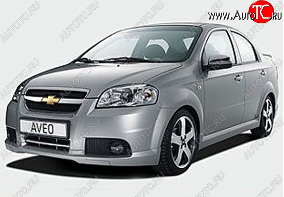 5 099 р. Пороги накладки CT v2 Chevrolet Aveo T250 седан рестайлинг (2006-2011) (Неокрашенные)  с доставкой в г. Горно‑Алтайск