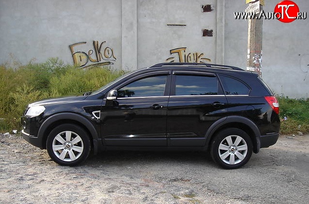 2 779 р. Дефлекторы окон (ветровики) Novline 4 шт. Chevrolet Captiva  дорестайлинг (2006-2011)  с доставкой в г. Горно‑Алтайск