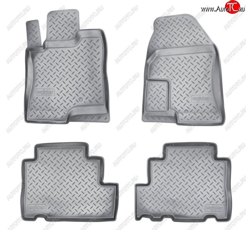 2 399 р. Комплект салонных ковриков Norplast Unidec  Chevrolet Captiva (2006-2011), Opel Antara (2006-2010) (Цвет: черный)  с доставкой в г. Горно‑Алтайск