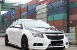 4 199 р. Пороги накладки Extrime Chevrolet Cruze J300 седан рестайлинг (2012-2015) (Неокрашенные)  с доставкой в г. Горно‑Алтайск. Увеличить фотографию 3